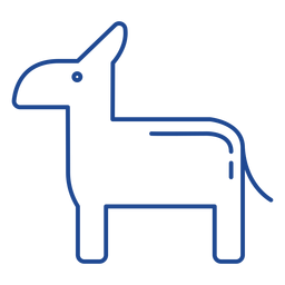 Símbolo del partido democrático estadounidense Diseño PNG