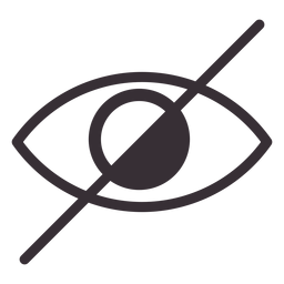 Icono de conciencia de discapacidad visual Diseño PNG