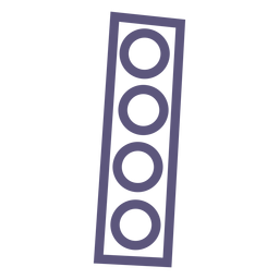 Icono de trazo de pintura acuarela Diseño PNG