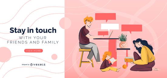 Stay in touch slider template