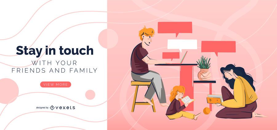 Stay in touch slider template Stay in touch slider template