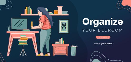 Organize your bedroom slider template Organize your bedroom slider template