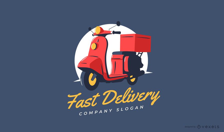 Diseño de logotipo de entrega rápida Diseño de logotipo de entrega rápida