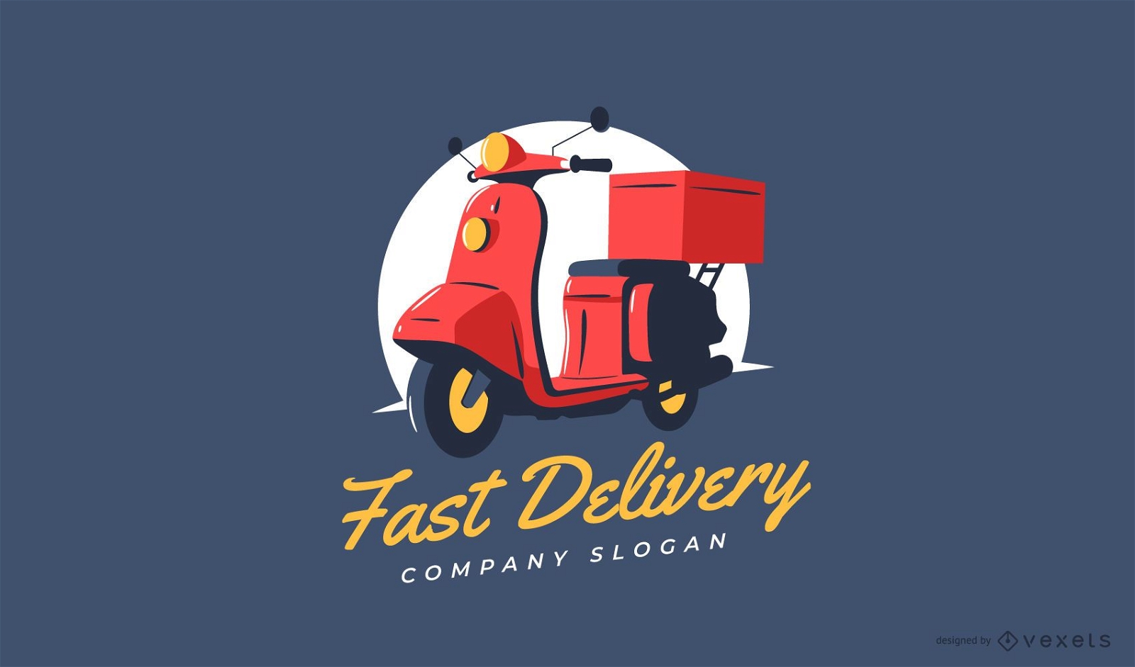 Diseño de logotipo de entrega rápida