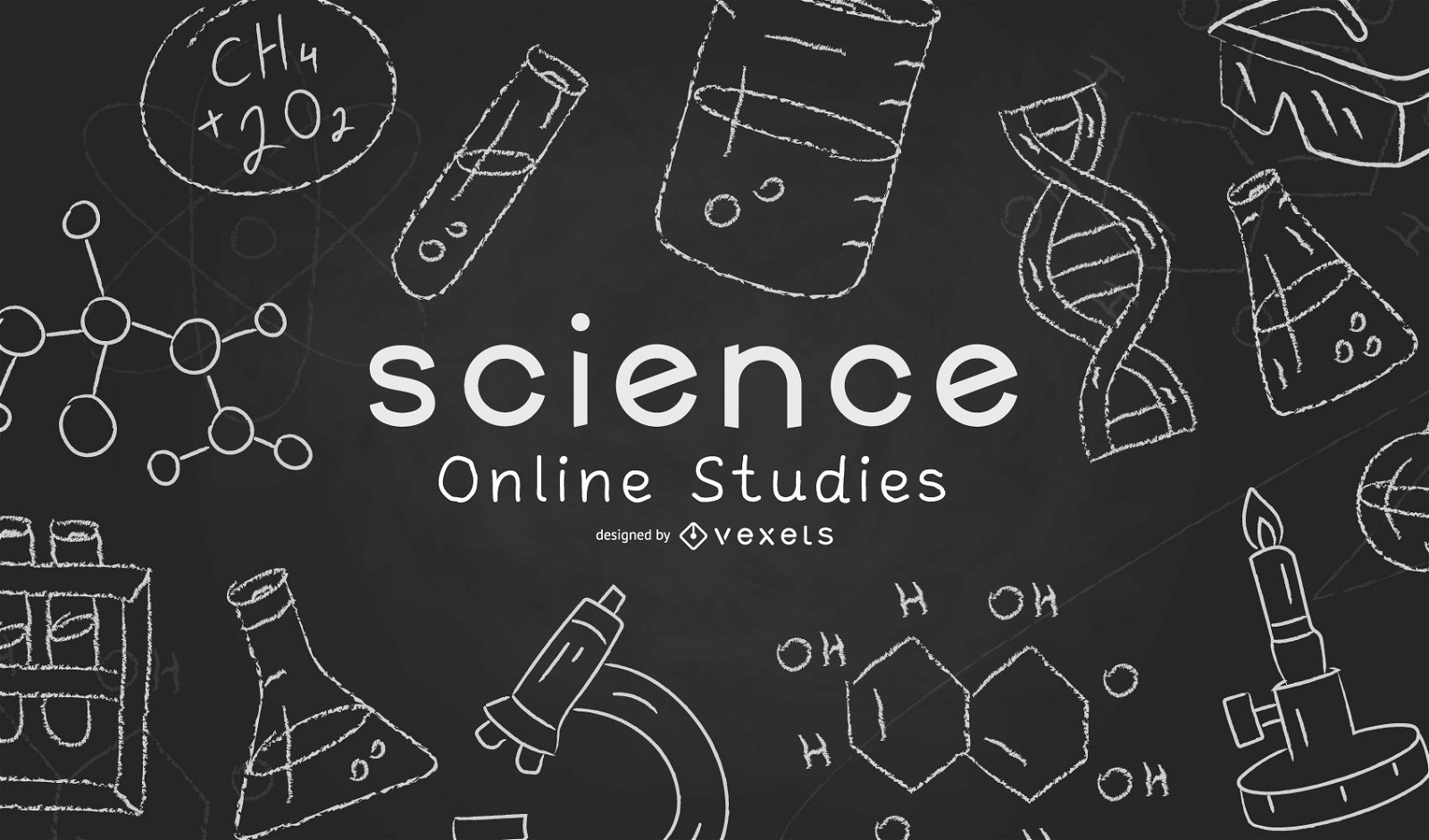 Science School Studies Editable Cover