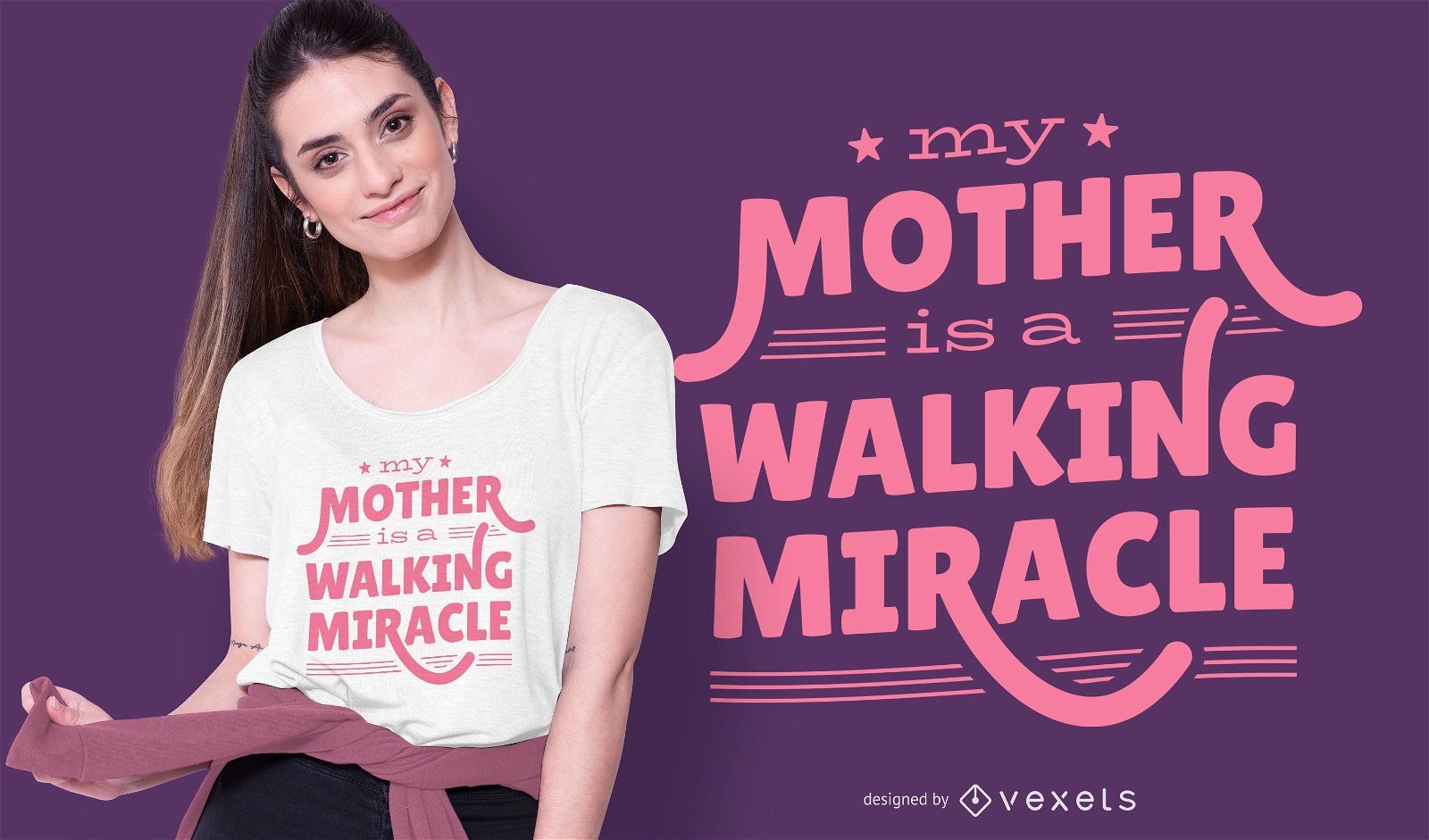 Mother Quote Gift T-shirt Design