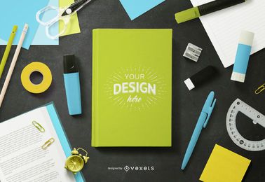 Education Book Cover Mockup