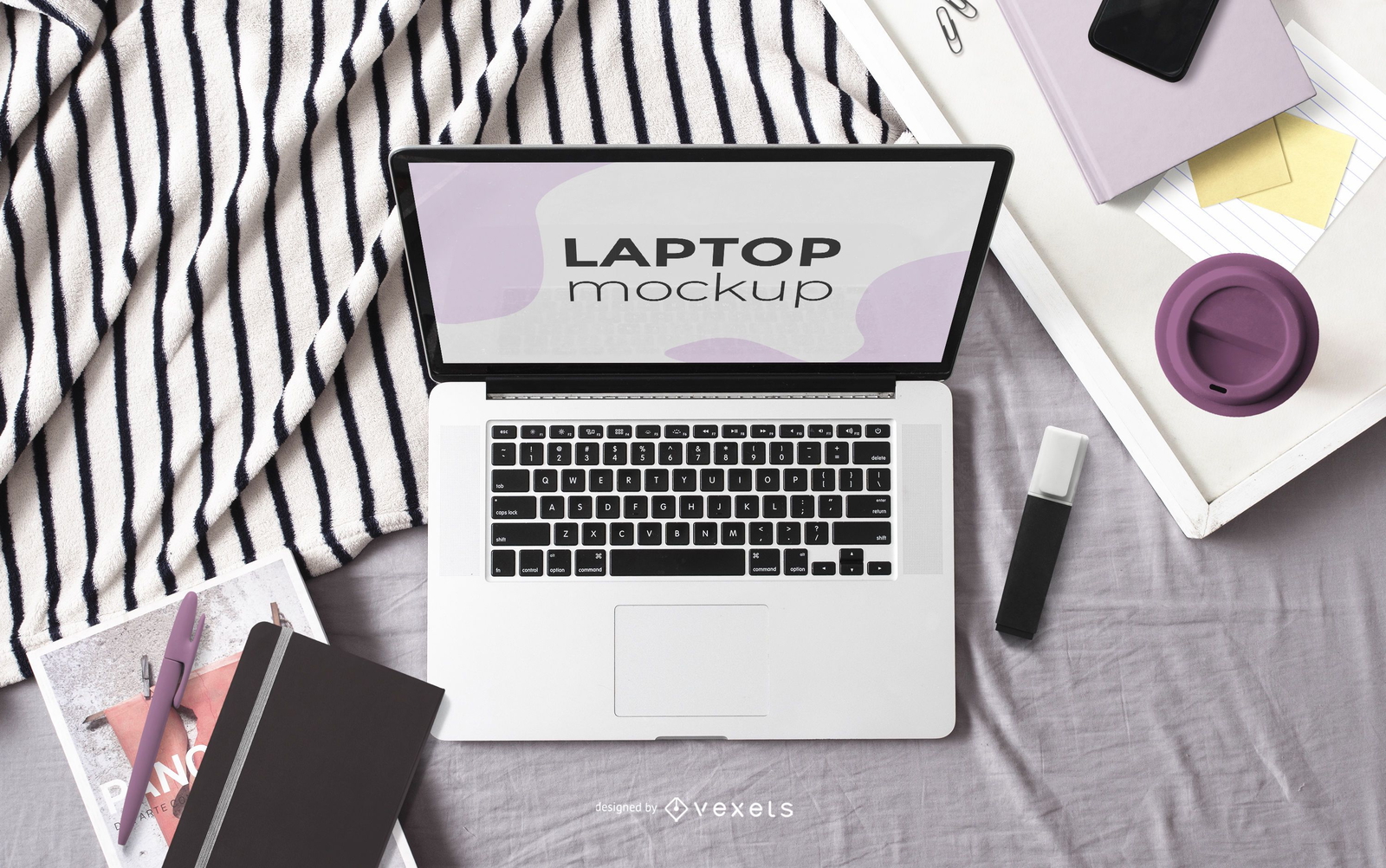 Laptop Screen Professional Mockup Psd Editable Template