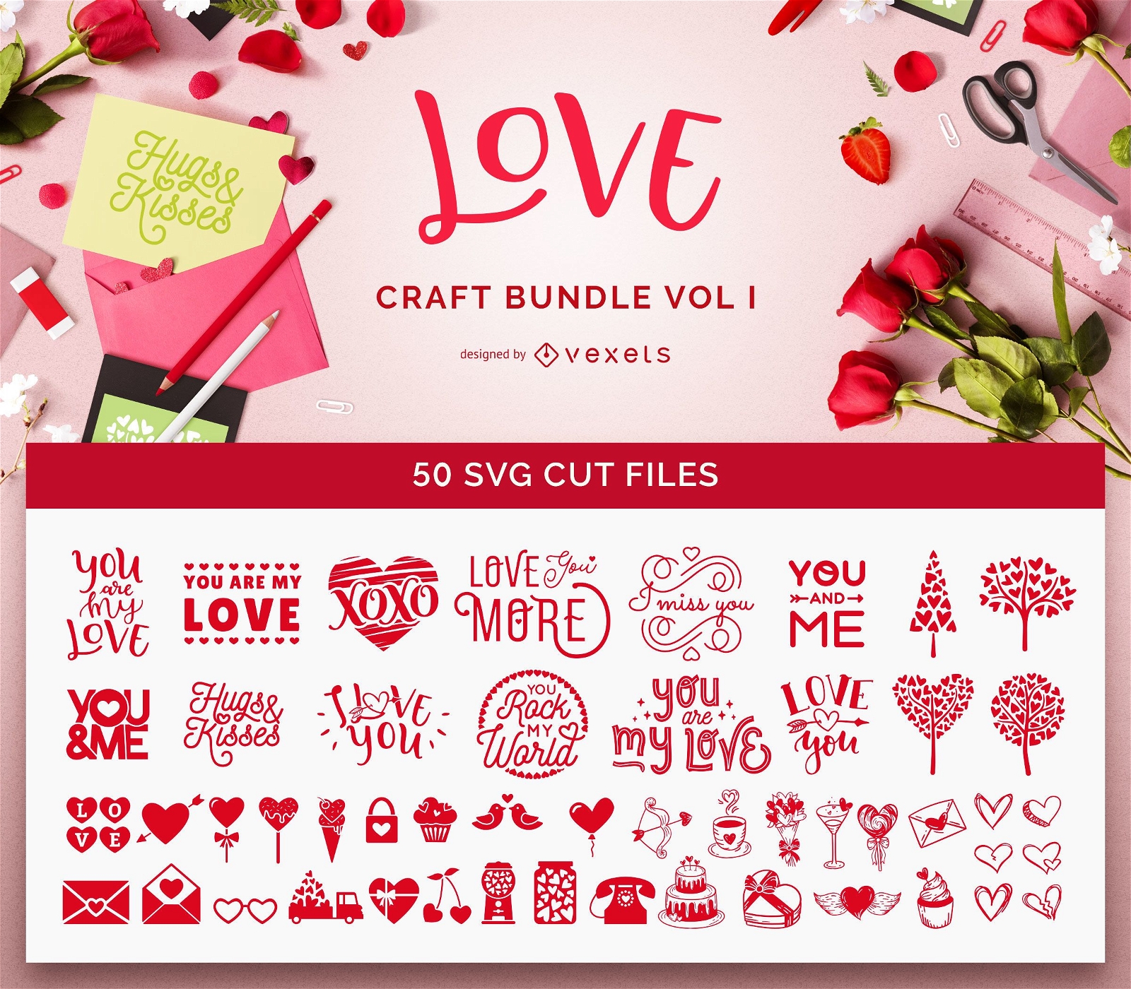 Pacote SVG do Love Crafts Vol I