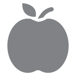 Icono plano de Apple Transparent PNG
