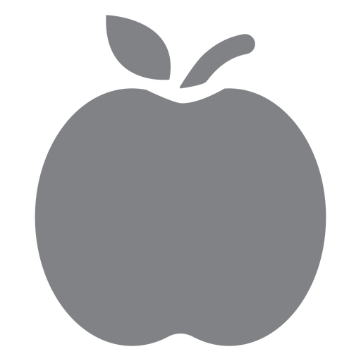 Apple flaches Symbol PNG-Design
