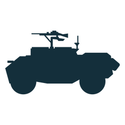 Armoured personnel carrier silhouette