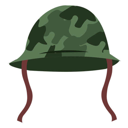 Vista frontal do capacete do ex?rcito Desenho PNG