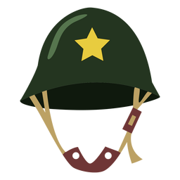 Armeehelm mit Stern PNG-Design