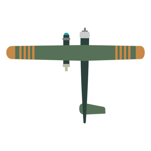 Basic military aircraft icon