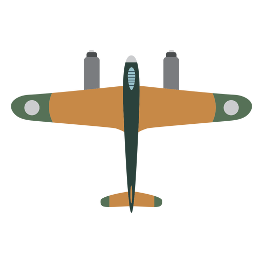 Kampfflugzeug Silhouette PNG-Design