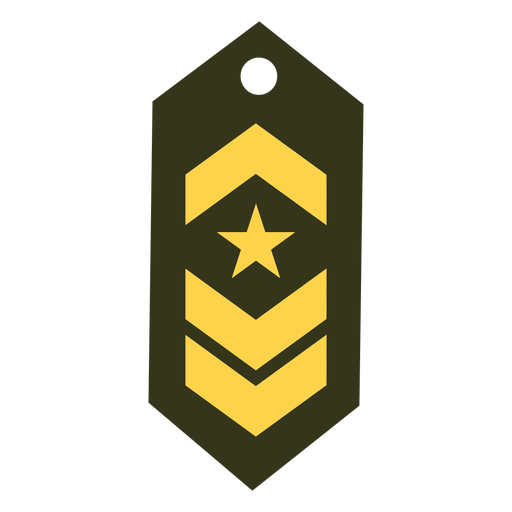 Commander Milit?r Rang Symbol PNG-Design
