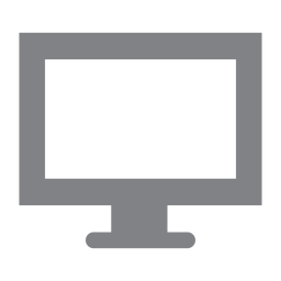 Escola de ícone plano de monitor de computador Transparent PNG