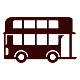 Double Decker Bus Icon Transparent Png Svg Vector File