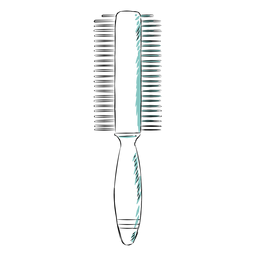 Doppelseitiger Kamm von Hand gezeichnet PNG-Design