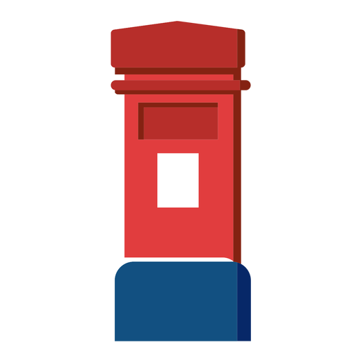 English post box icon PNG Design