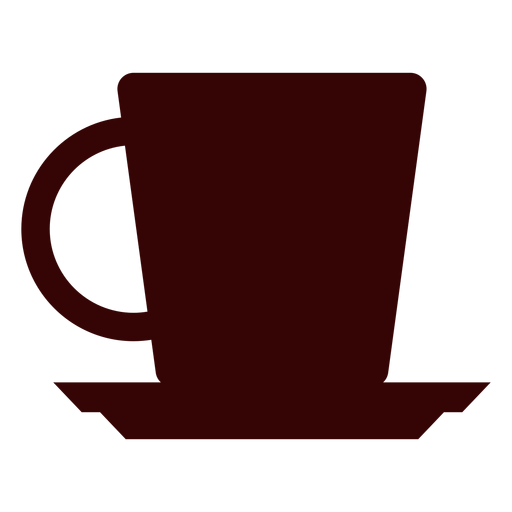 coffee cup silhouette transparent
