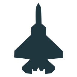 Silueta de vista superior de aviones de guerra Diseño PNG