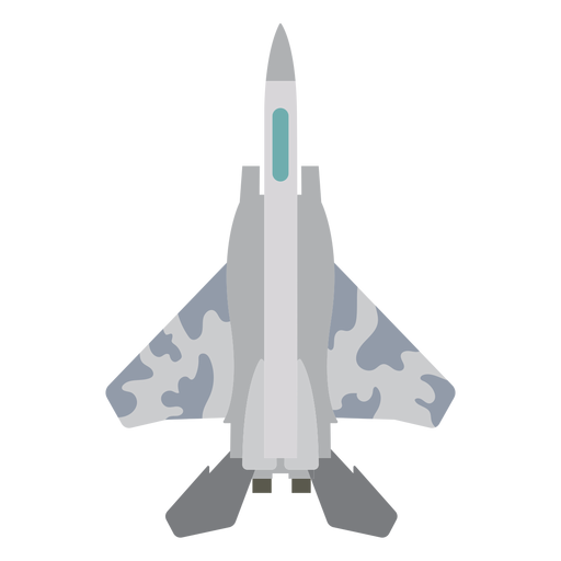 Kampfflugzeug-Symbol PNG-Design