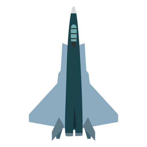 Icono de avión de combate jet Diseño PNG