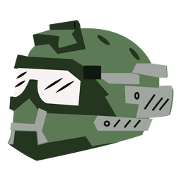 Full Face Military Helmet PNG & SVG Design For T-Shirts