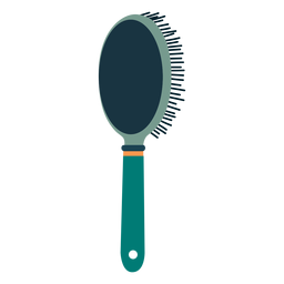 Ícone de visão traseira da escova de cabelo Desenho PNG