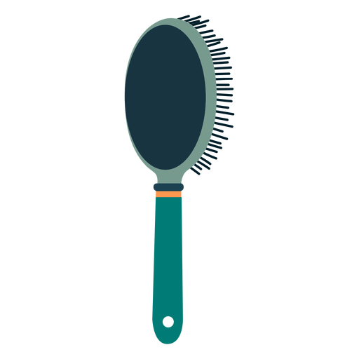 Icono de vista trasera del cepillo de pelo Diseño PNG