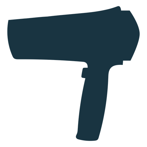 Hair dryer silhouette Transparent PNG & SVG vector file