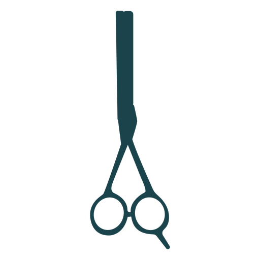 Hairdressing scissors silhouette