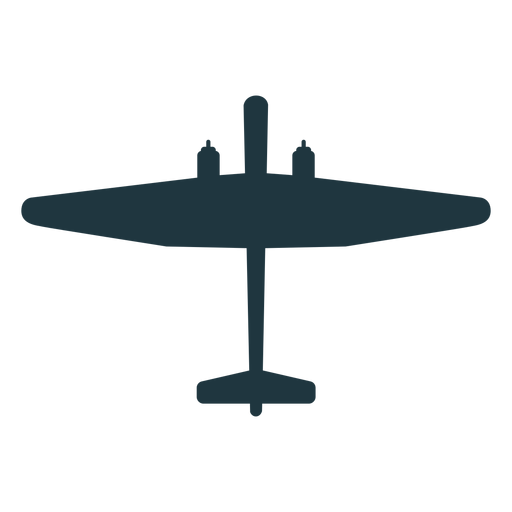 Milit?rflugzeugelementschattenbild PNG-Design