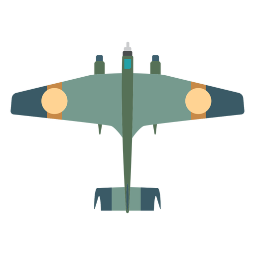 Milit?rflugzeugikone PNG-Design