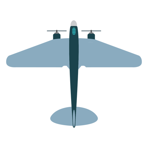 Military aircraft mockup icon PNG Design