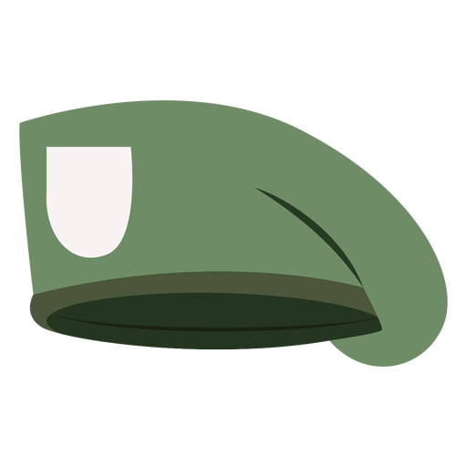 Gorra de boina militar Diseño PNG