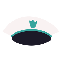 Military cap front view PNG Design