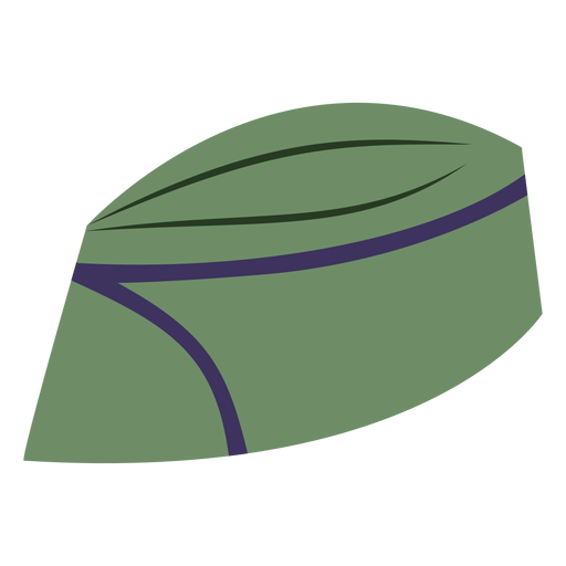 Gorra de guarnición militar Diseño PNG