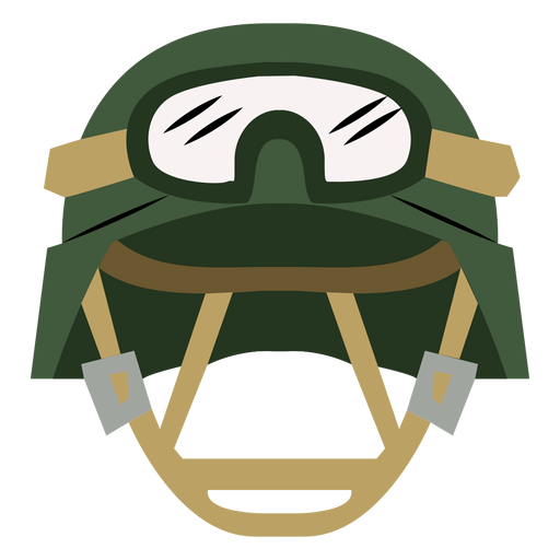 Military pilot helmet PNG Design