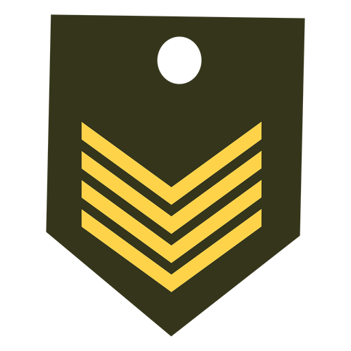 Military rank icon PNG Design