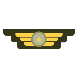 Ícone de insígnia militar Desenho PNG