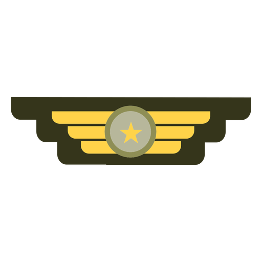 Military rank insignia icon PNG Design
