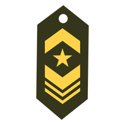 Militärisches Rang-Patch-Symbol