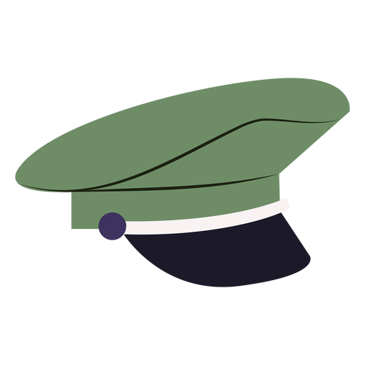 Gorra de servicio militar Diseño PNG
