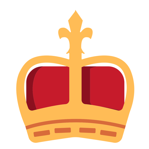 Monarchie-Kronenikone PNG-Design