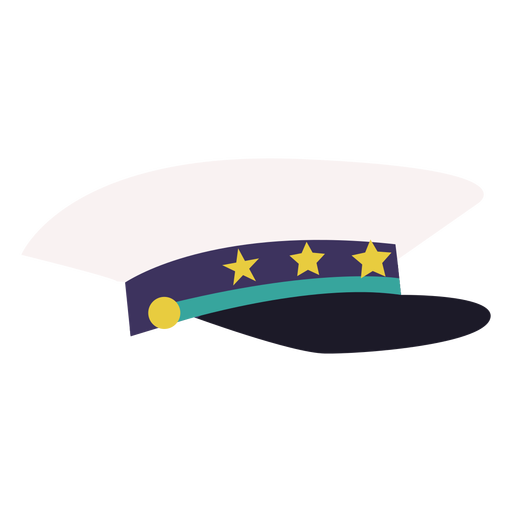 Gorra de visera azul marino Diseño PNG