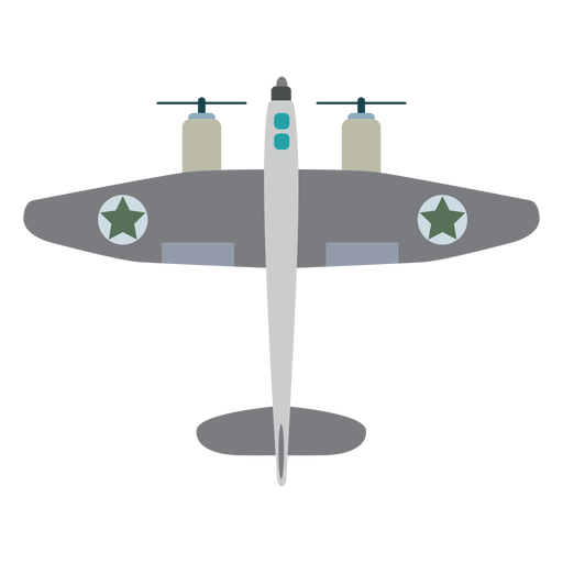 Propeller military aircraft icon PNG Design