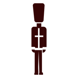Queens guard silhouette PNG Design Transparent PNG